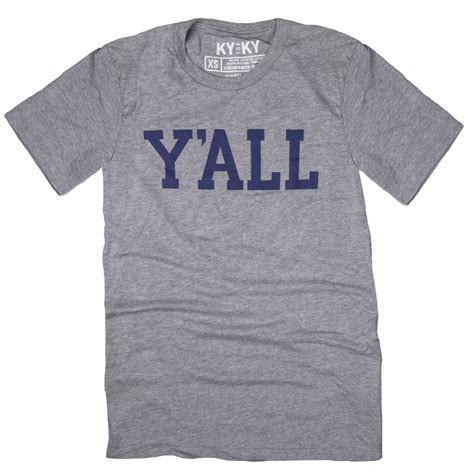 Y'ALL T-Shirt (Grey) – KY for KY Store