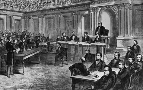 May 26, 1868: President Andrew Johnson, Impeached by the House, Is ...