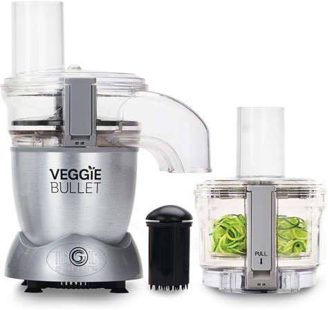 NutriBullet Veggie Bullet Electric Spiralizer/Shredder and Slicer, 500 ...