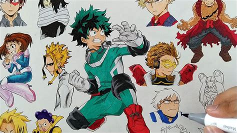 Top more than 78 anime drawing my hero academia best - in.coedo.com.vn