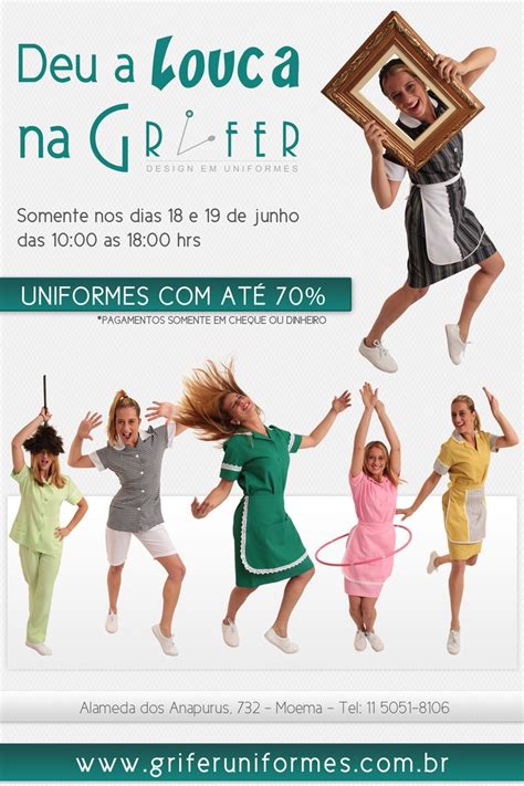 Email Marketing promocional para a empresa Grifer Uniformes. | Women's uniforms, Maid uniform ...