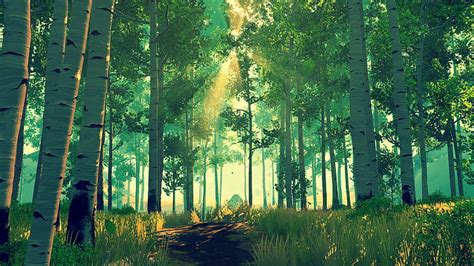 HD wallpaper: in-game, forest, Firewatch | Wallpaper Flare