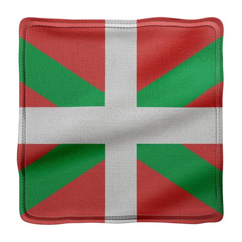 3d Basque Country Region Flag Stock Illustration - Illustration of ...