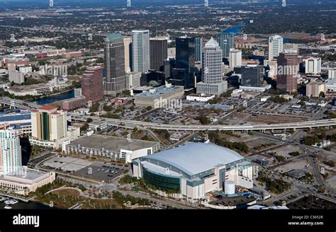 aerial view above Tampa, Florida Stock Photo - Alamy