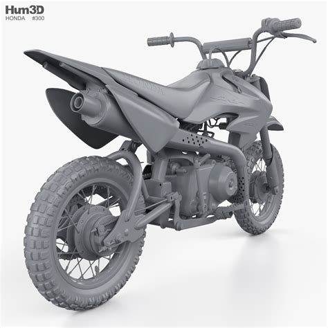 Honda CRF50F 2014 3D model - Vehicles on Hum3D