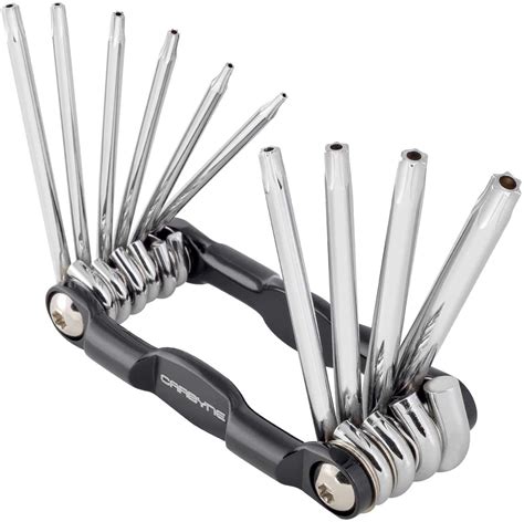 CARBYNE Folding Tamper Proof Star (aka Torx) Wrench Set - 10 Piece, T-6 ...