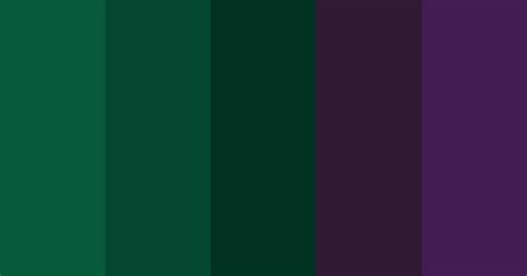 Dark Green & Purple Color Scheme » Green » SchemeColor.com