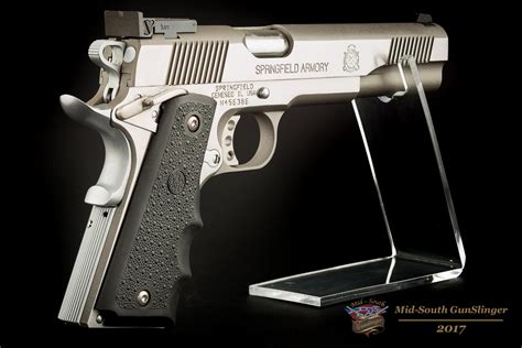 Springfield Armory 1911-A1 Long Slide Custom Loaded Stainless-Factory New-No CC Fee 45 ACP