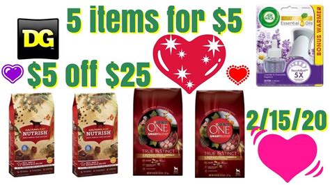 Dollar General $5 off $25 Deal | Dollar General Dog Food Deal 2/15/20 ...