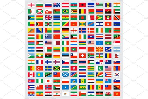 World flags collection. Laws name | Background Graphics ~ Creative Market