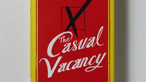 The Casual Vacancy published - J.K. Rowling