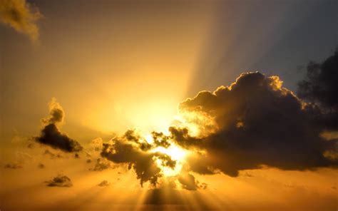 Sun Rays Through Clouds Wallpapers - Wallpaper Cave