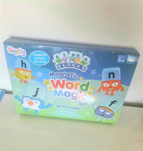 Alphablocks word magic set with magnetic alphablocks cbeebies letters and sounds special needs ...