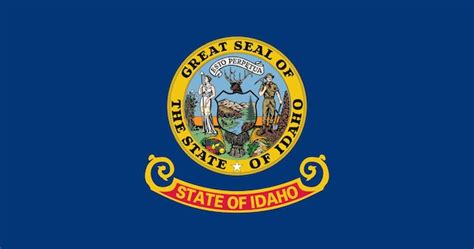 Premium Vector | Idaho american state flag in vector