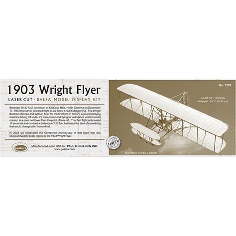 1903 Wright Flyer | 1903 Wright Flyer Model Airplane Kit | AC Supply