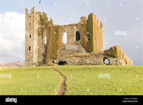 Ireland, Kerry, County Kerry, Ballycarbery Castle Stock Photo - Alamy