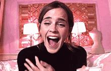 Emma Watson Laughing Gif