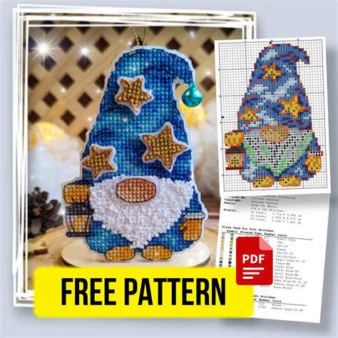 “Magic gnome” – free cross stitch pattern - The Space of Stitching ...