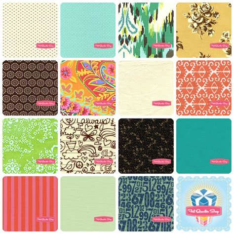 Fat Quarter Shop fabric bundle - Blue Elephant Stitches