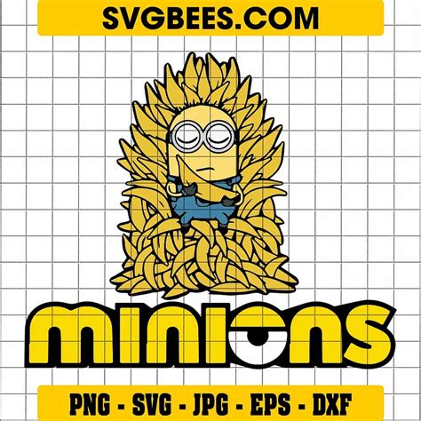 Minion Banana SVG by SVGbees: SVG Files for Cricut - Get Premium SVGs on Dribbble