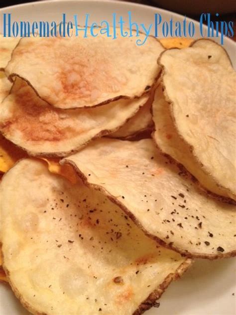 Homemade Healthy Potato Chips | Healthy potatoes, Potato chips, Food