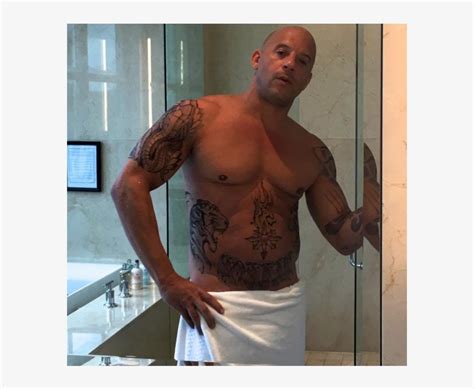 Vin Diesel, Quasi Nu, Bodybuildé Et Tatoué - Fast And Furious Tattoo ...