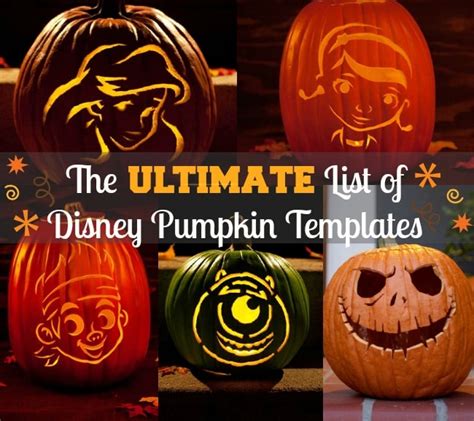 Free Disney Pumpkin Carving Templates