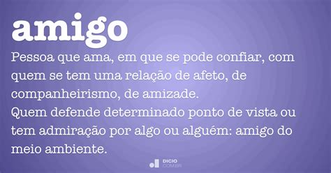 Amigo - Dicio, Dicionário Online de Português