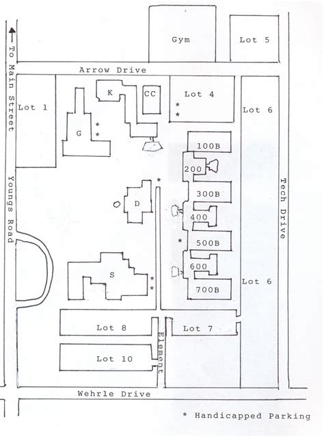 Map of North Campus