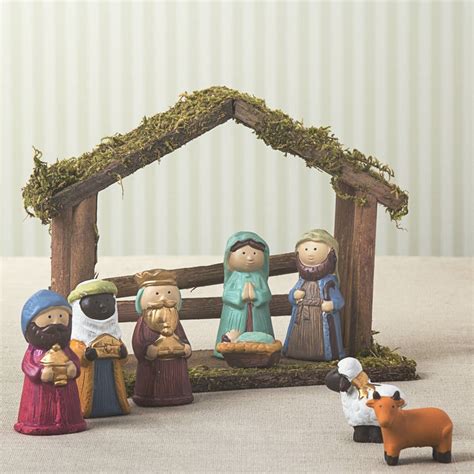 Children's Ceramic Nativity Set By The Christmas Home | notonthehighstreet.com