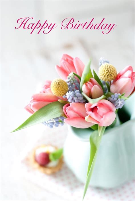 Happy Birthday Spring Flowers Images - deamory-otrasadicciones