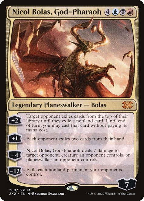 Nicol Bolas, God-Pharaoh - Double Masters 2022 - MTG Print