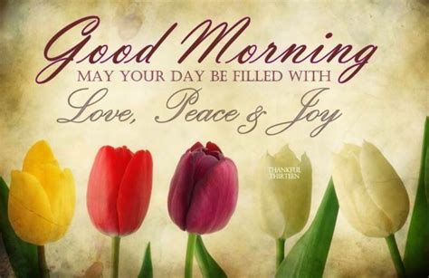 Love Peace And Joy - Good Morning Wishes & Images