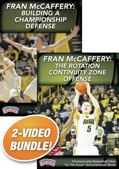 Fran McCaffery Coaching 2-Pack - Basketball -- Championship Productions ...