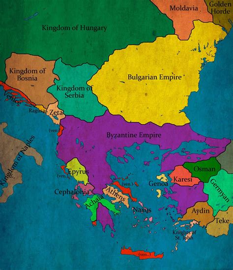 Bulgaria under Tsar (emperor) Theodor Svetoslav, circa 1320 AD | Historical maps, Europe map ...