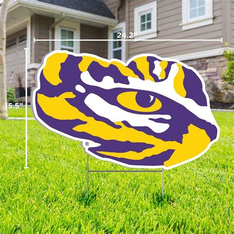 LSU | LSU Tiger Eye Logo Lawn Sign | Alumni Hall