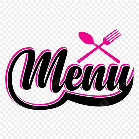 Menu Clipart Vector, Menu Design, Menu, Logo Menu PNG Image For Free Download