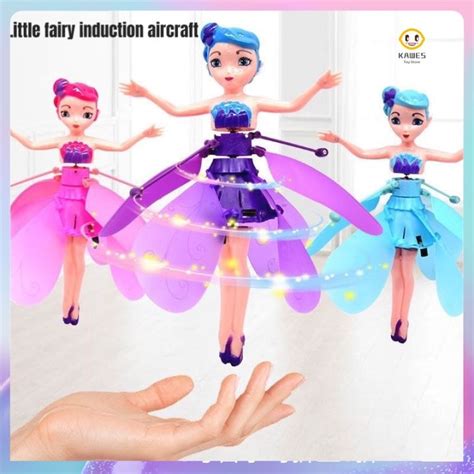 Flying Fairy ของเล่น Magic Wings อินฟราเรดควบคุมการเหนี่ยวนำของเล่นเด็ก ...