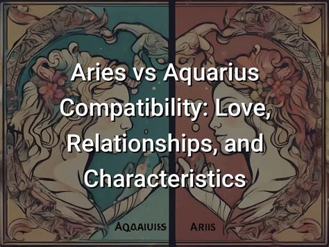 Aries vs Aquarius Compatibility Love Relationships and Characteristics ...