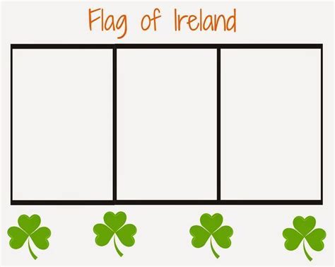 Irish Flag Coloring Page