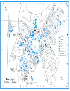 Uci Campus Map - Fill Online, Printable, Fillable, Blank | pdfFiller