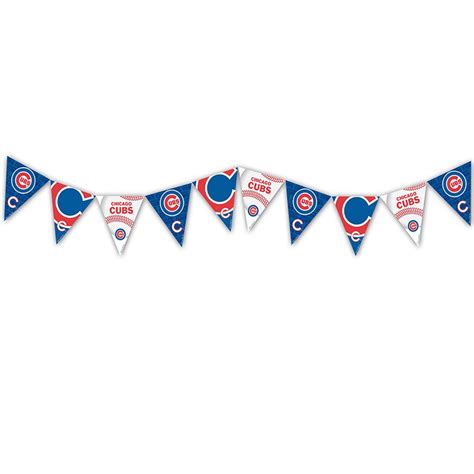 MLB Chicago Cubs Pennant Flag Banner - Baseball Party Decoration | eBay