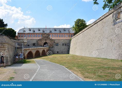 View of Fortress PETERSBERG in the Historical City of ERFURT ...