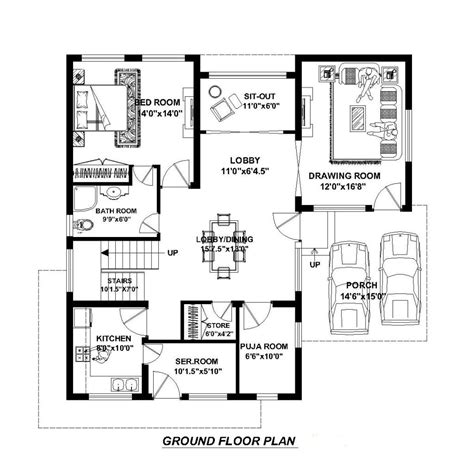 Floor Plans With Dimensions In Feet | Viewfloor.co