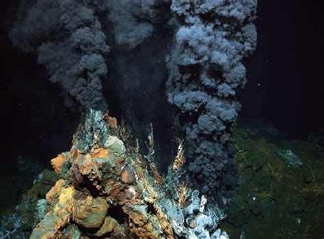 13 Black smoker hydrothermal vent at 2,980m depth, Mid-Atlantic Ridge ...