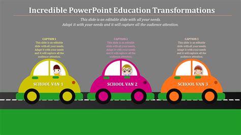 Attractive Template PowerPoint Education Slide Presentation