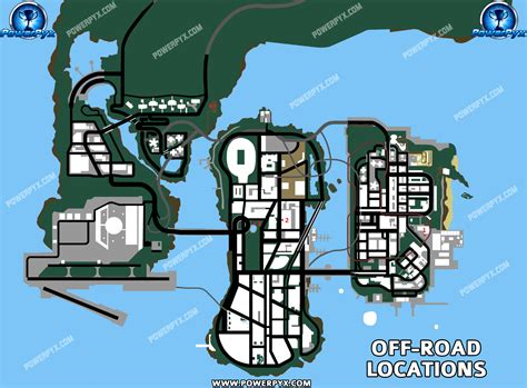 GTA 3 Definitive Edition All Off-Road Mission Locations