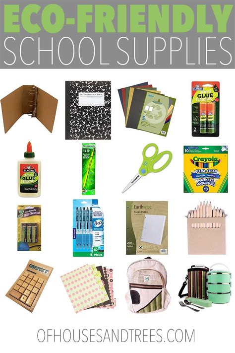 Eco friendly school supplies – Artofit