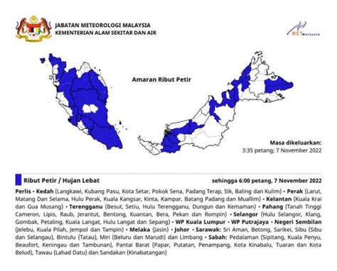 MetMalaysia forecasts heavy rain across Pen. Malaysia - avoid flood ...