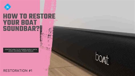 How to repair your sound bar? Boat sound bar restoration, how to fix soundbar, soundbar ...